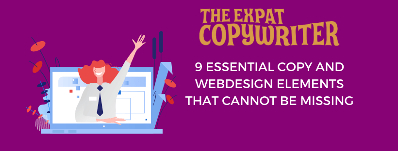 9 copywriting and design elements that cannot be missing from your website