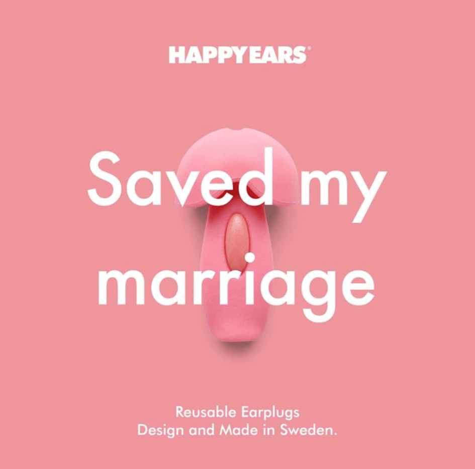 Happy Ears Ad. Happy ears saved my marriage